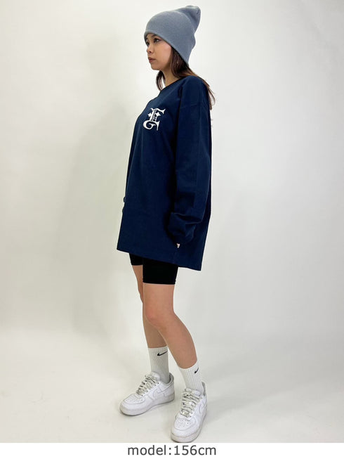 BIG EG刺繍ユニセックスロンT